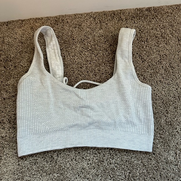 Fabletics Unlined Ribbed Sports Bra - Picture 1 of 2